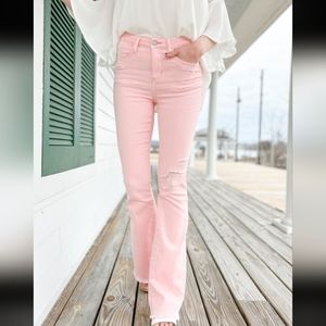 Pink Judy Blue Flares